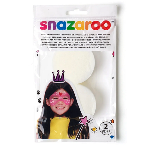 Snazaroo H.D. Sponge Face Painting Pack of 2